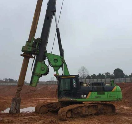 Max Drilling Depth 62m Mini Piling Machine Kr220c Rotary Drilling Rig