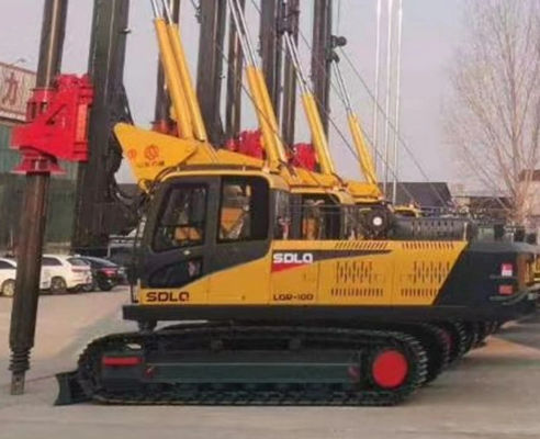 20m Crawler Mounted Rotary Drilling Rig Piling Machinery